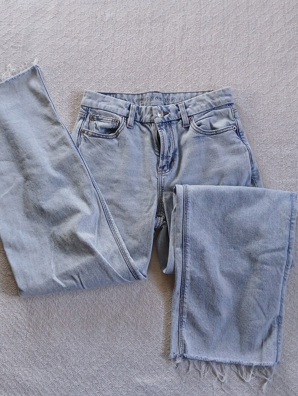 aeo ♡ curvy stovepipe stretch jeans american eagle 5525